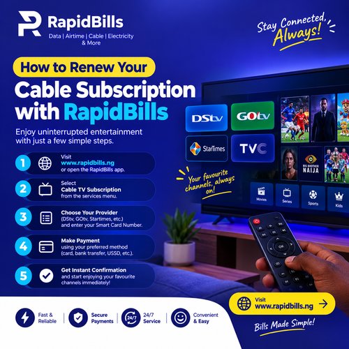 How to Renew Your Cable Subscription with RapidBills